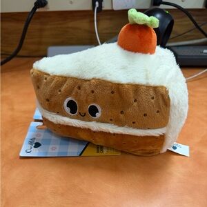 Cute Carrot Cake Slice Plush Toy